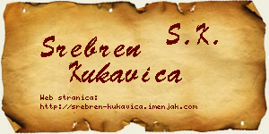 Srebren Kukavica vizit kartica